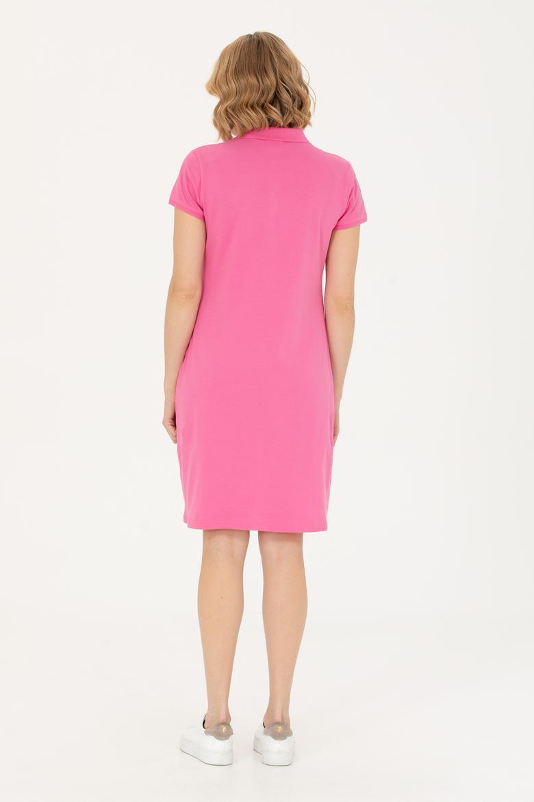 Kadın Pembe Örme Elbise - 50262697070