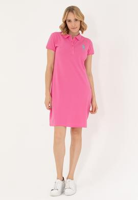 Kadın Pembe Örme Elbise - 50262697070