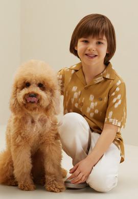 Erkek Çocuk Taş Kanvas Pantolon - 50264045047