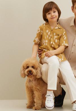 Erkek Çocuk Taş Kanvas Pantolon - 50264045047