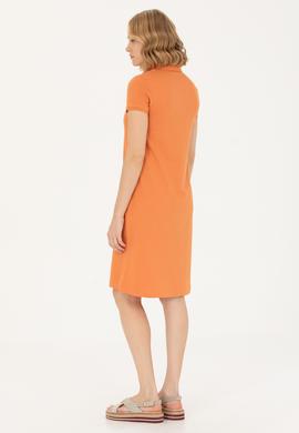 Kadın Kiremit Örme Elbise - 50262672167