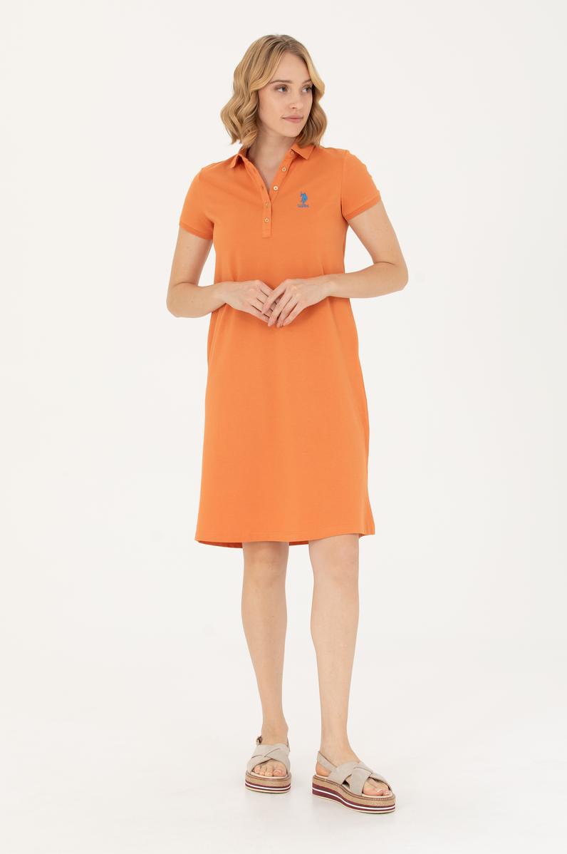 Kadın Kiremit Örme Elbise