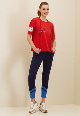 Kadın Kırmızı Tişört - 50264171028