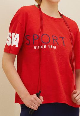 Kadın Kırmızı Tişört - 50264171028
