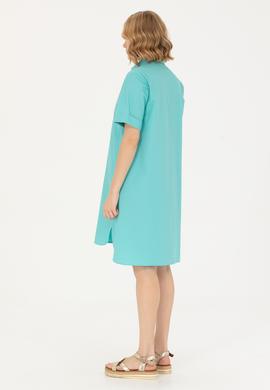 Kadın Mint Dokuma Elbise - 50262461015