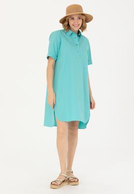 Kadın Mint Dokuma Elbise - 50262461015