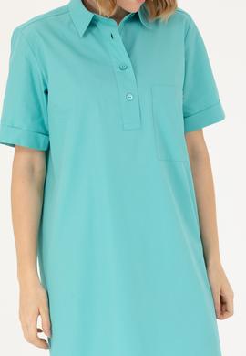 Kadın Mint Dokuma Elbise - 50262461015