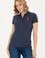Kadın Lacivert Basic Polo Yaka Tişört