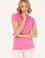Kadın Pembe Polo Yaka Tişört