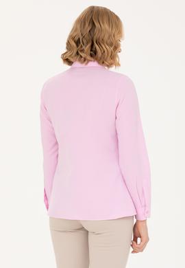 Kadın Manolya Uzun Kollu Basic Gömlek - 50262888065