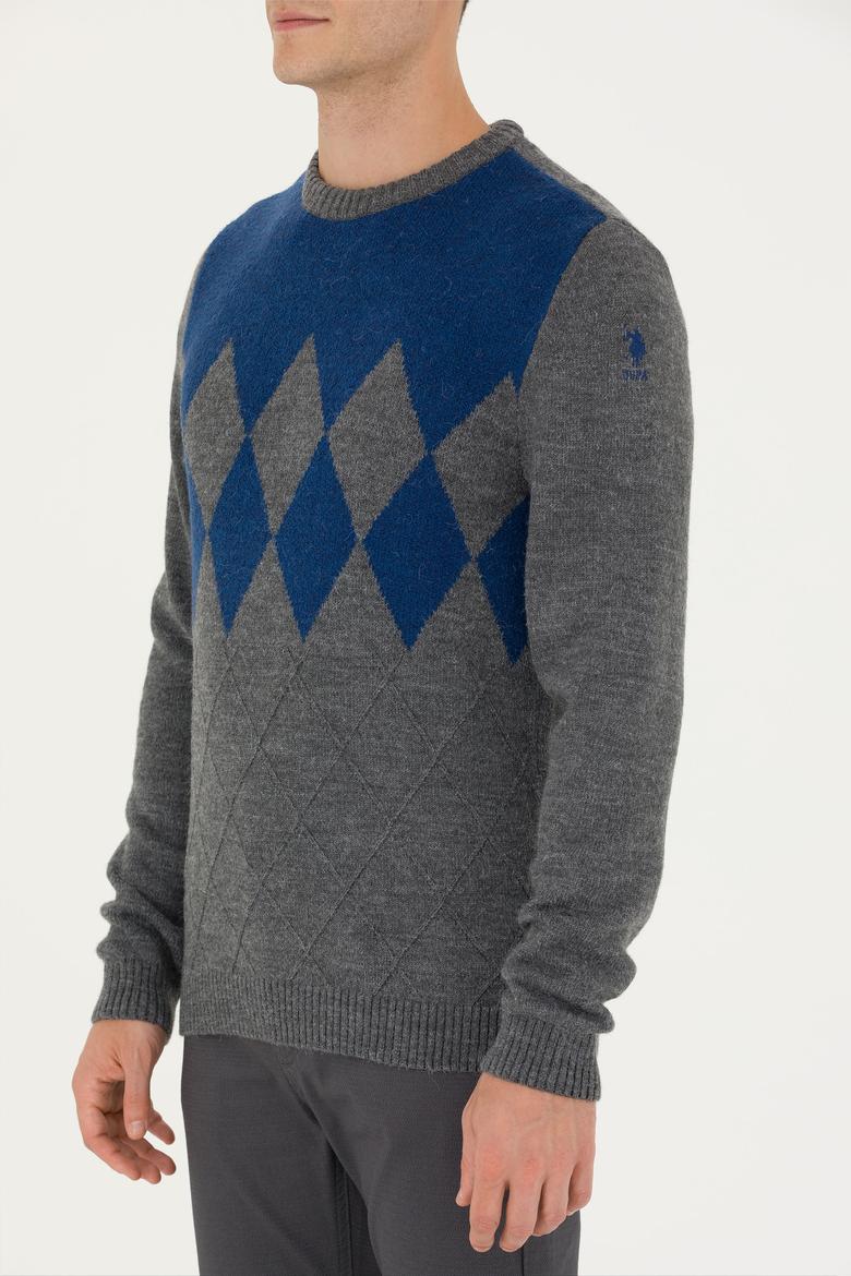 Erkek Gri Melanj Kazak - 50272102023