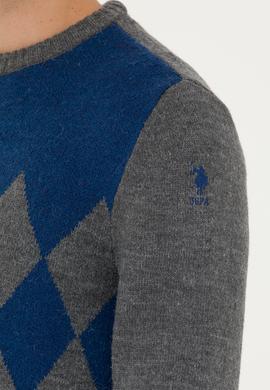 Erkek Gri Melanj Kazak - 50272102023