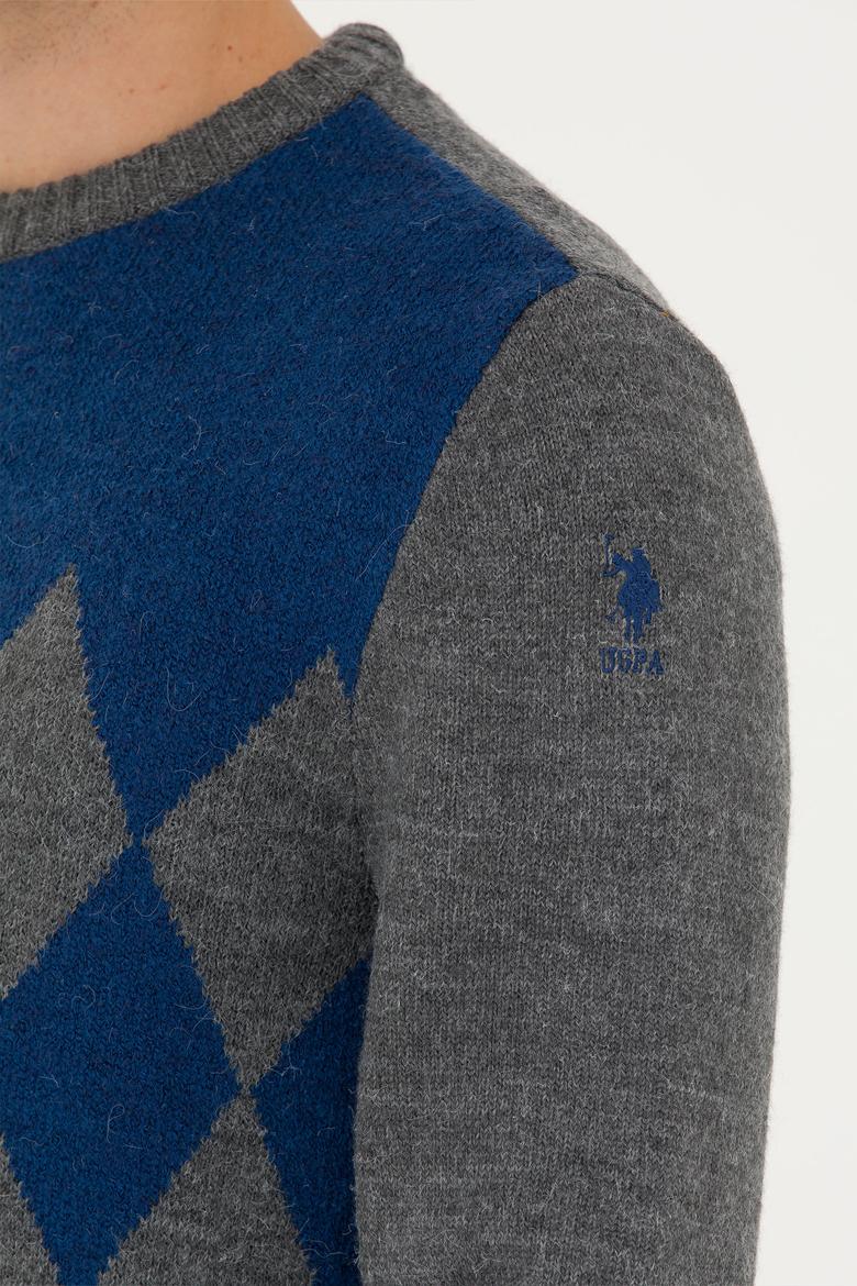 Erkek Gri Melanj Kazak - 50272102023