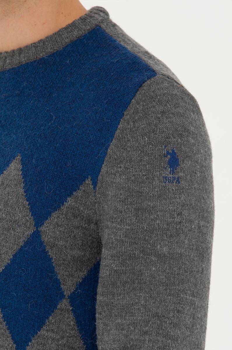 Erkek Gri Melanj Kazak