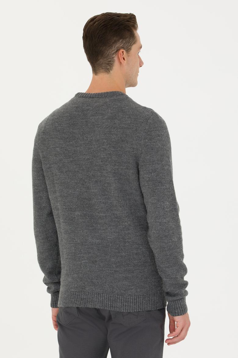 Erkek Gri Melanj Kazak - 50272102023