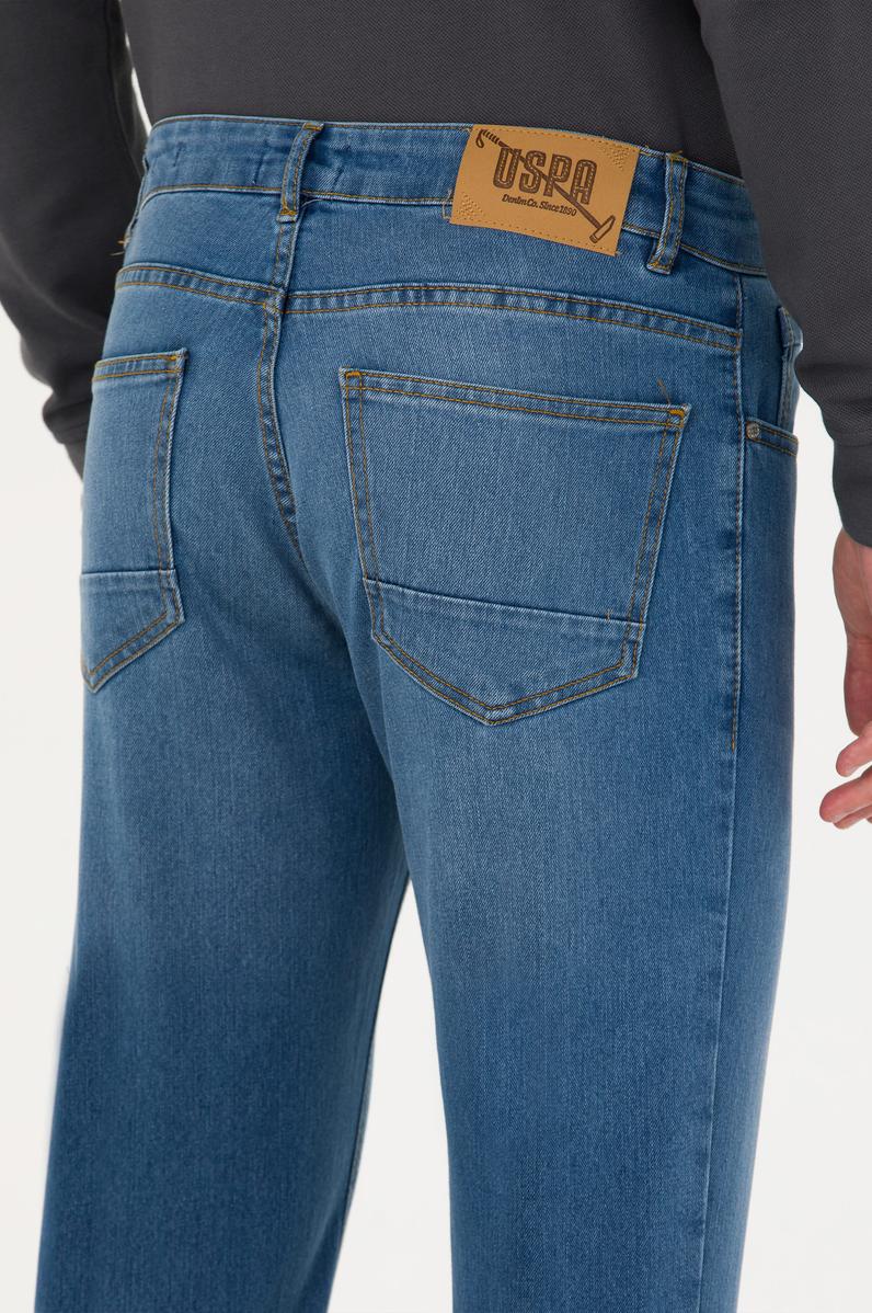 Erkek Açık Mavi Jean Pantolon