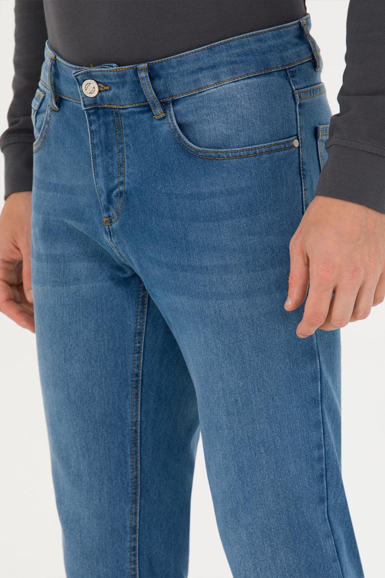 Erkek Açık Mavi Jean Pantolon - 50272866131