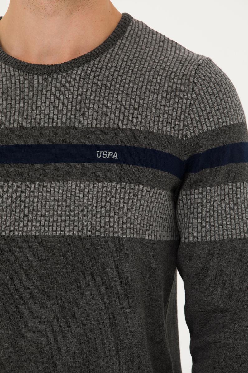 Erkek Antrasit Melanj Kazak