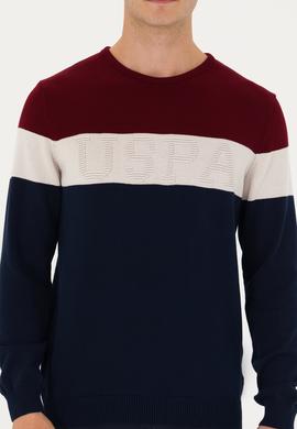 Erkek Bordo Kazak - 50272119037