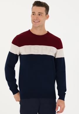 Erkek Bordo Kazak - 50272119037