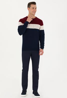 Erkek Bordo Kazak - 50272119037