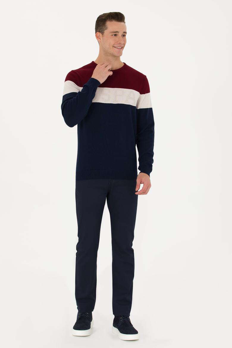 Erkek Bordo Kazak - 50272119037