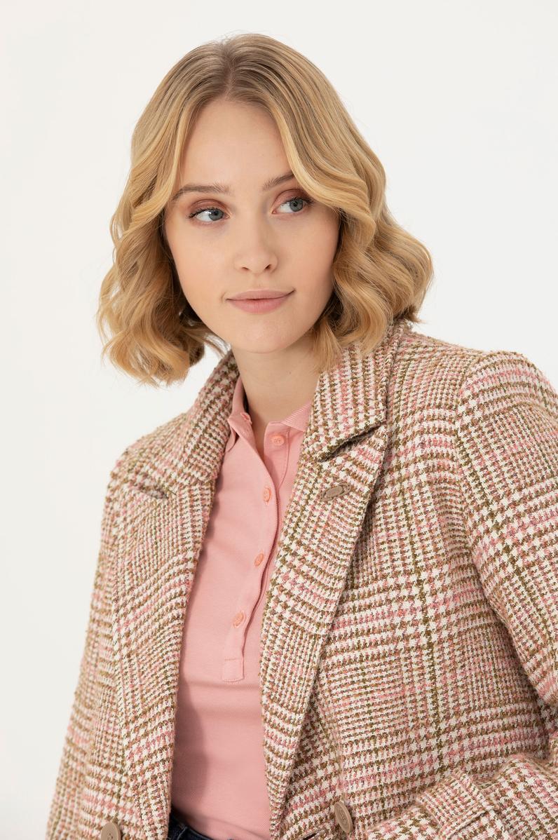 Kadın Kahverengi Kaşe Kaban