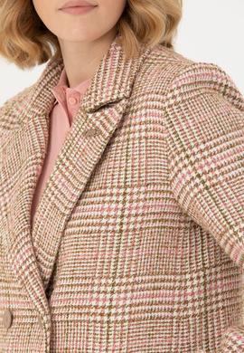 Kadın Kahverengi Kaşe Kaban - 50273144008