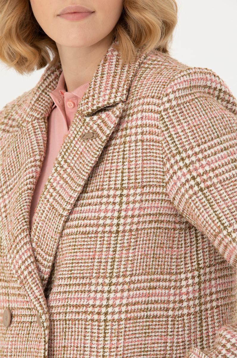 Kadın Kahverengi Kaşe Kaban