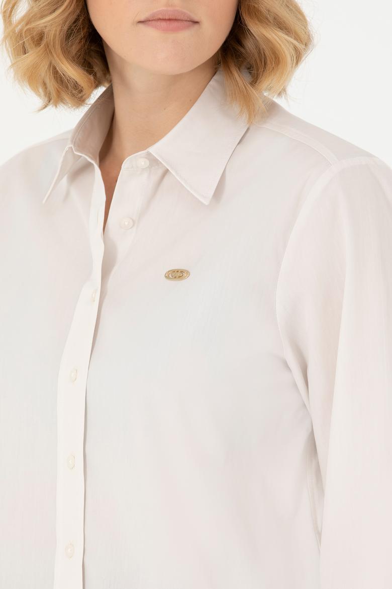 Kadın Taş Uzun Kollu Gömlek - 50279631002