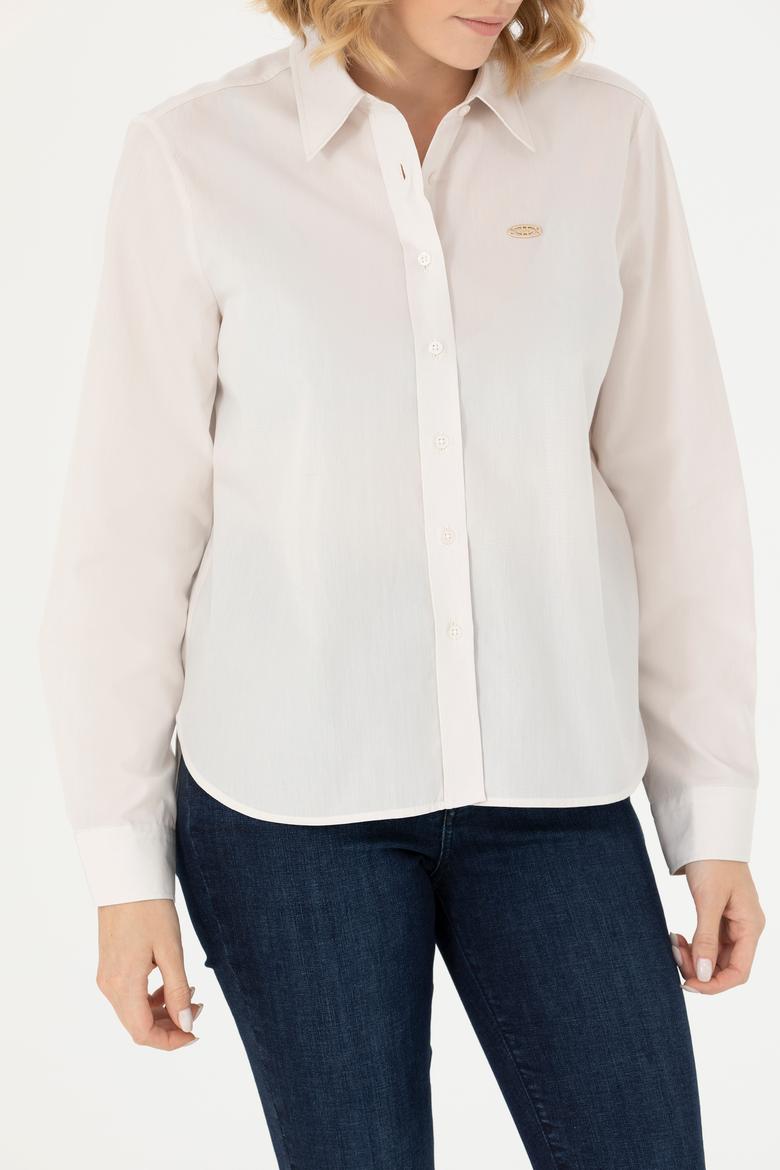 Kadın Taş Uzun Kollu Gömlek - 50279631002