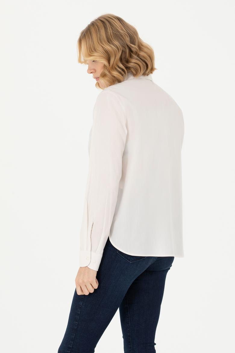 Kadın Taş Uzun Kollu Gömlek - 50279631002