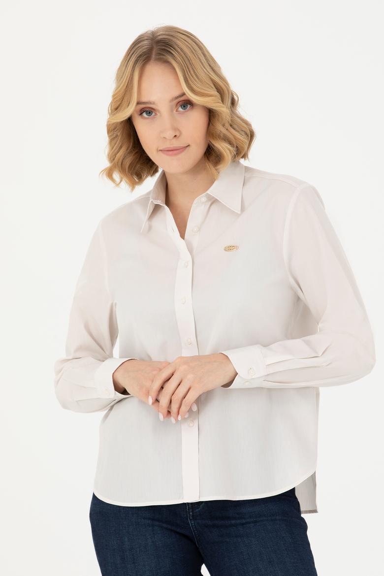 Kadın Taş Uzun Kollu Gömlek - 50279631002