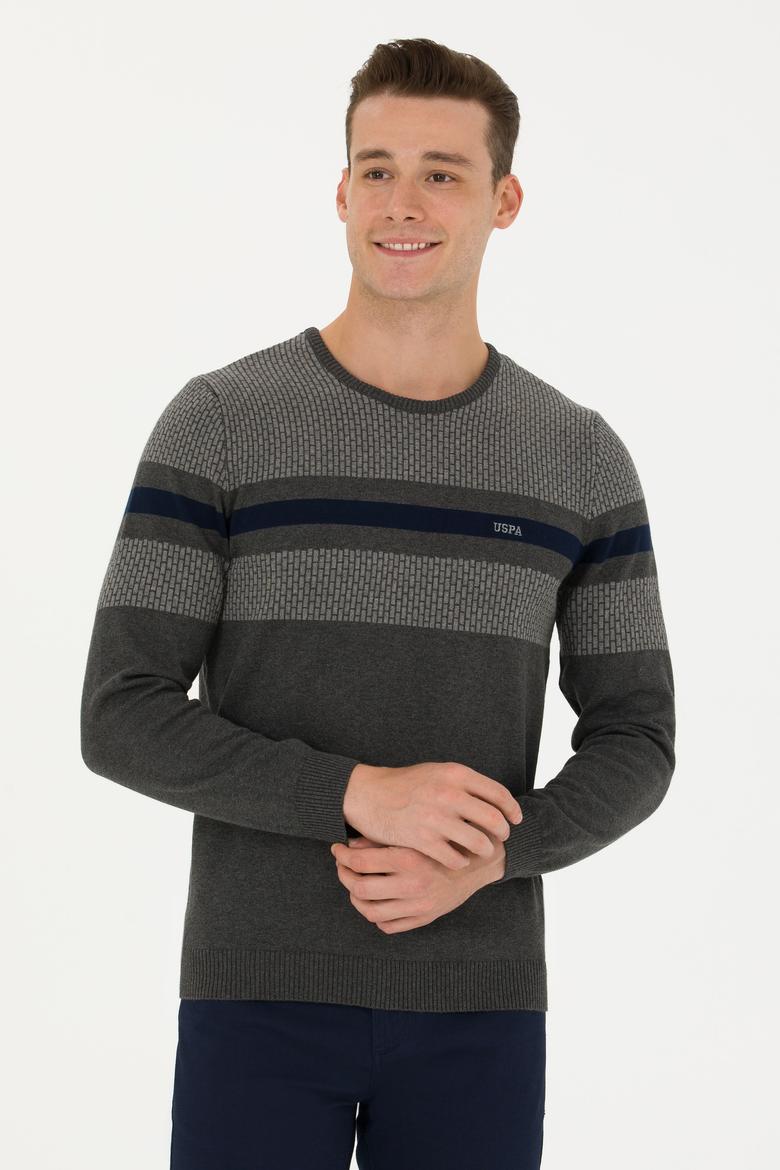 Erkek Antrasit Melanj Kazak