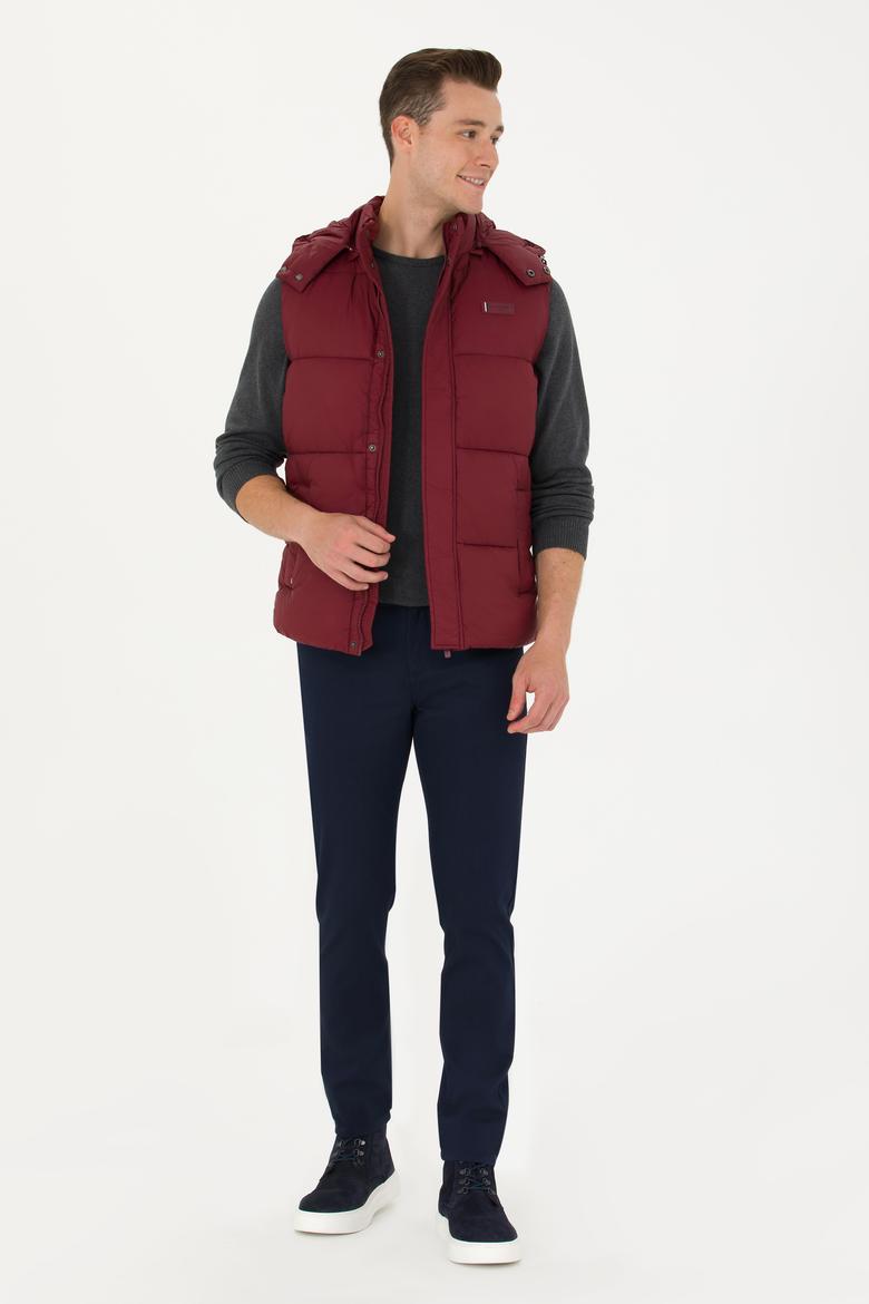 Erkek Bordo Yelek - 50269987046