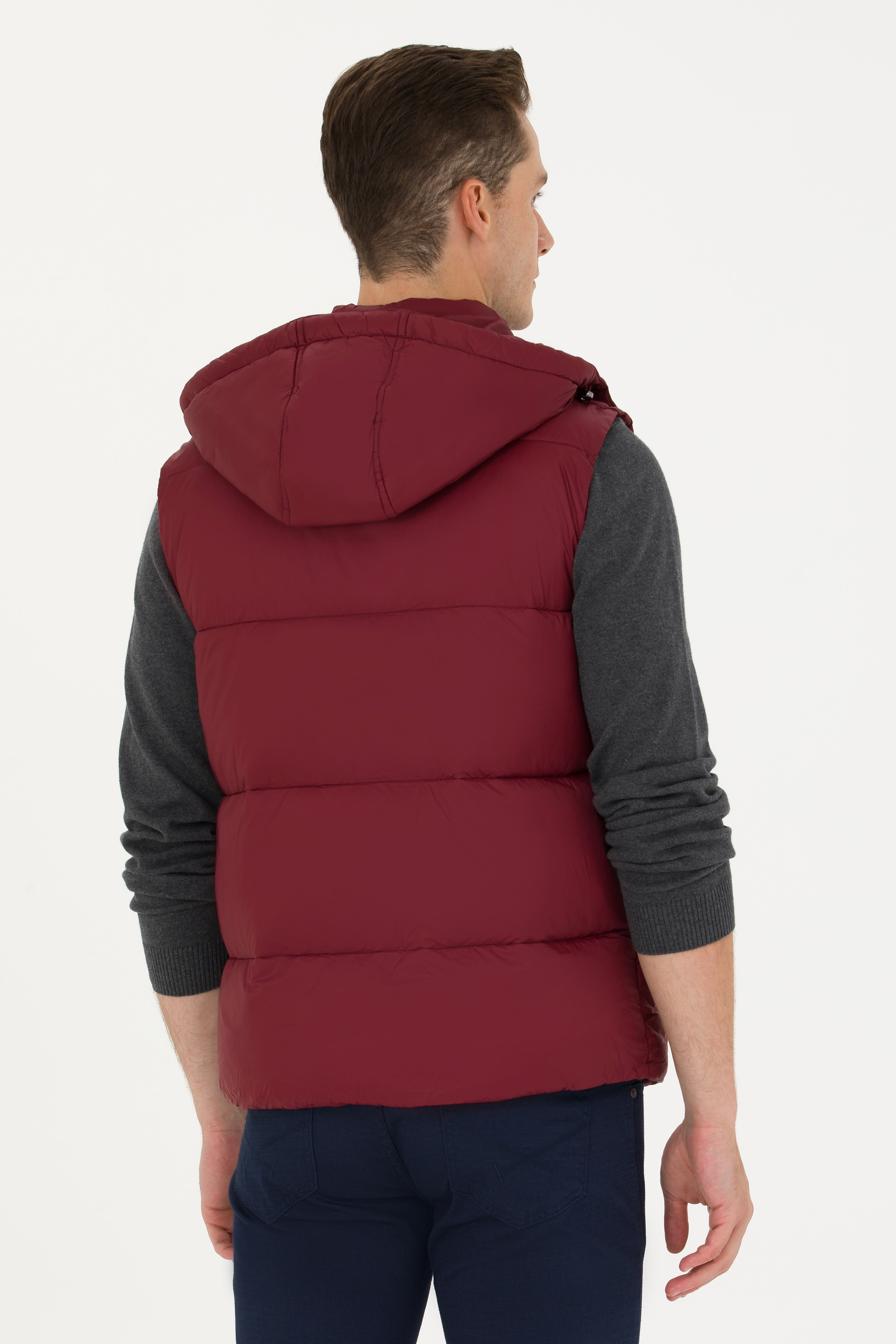 Erkek Bordo Yelek - Image 5