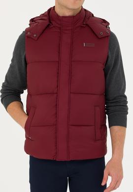 Erkek Bordo Yelek - 50269987046