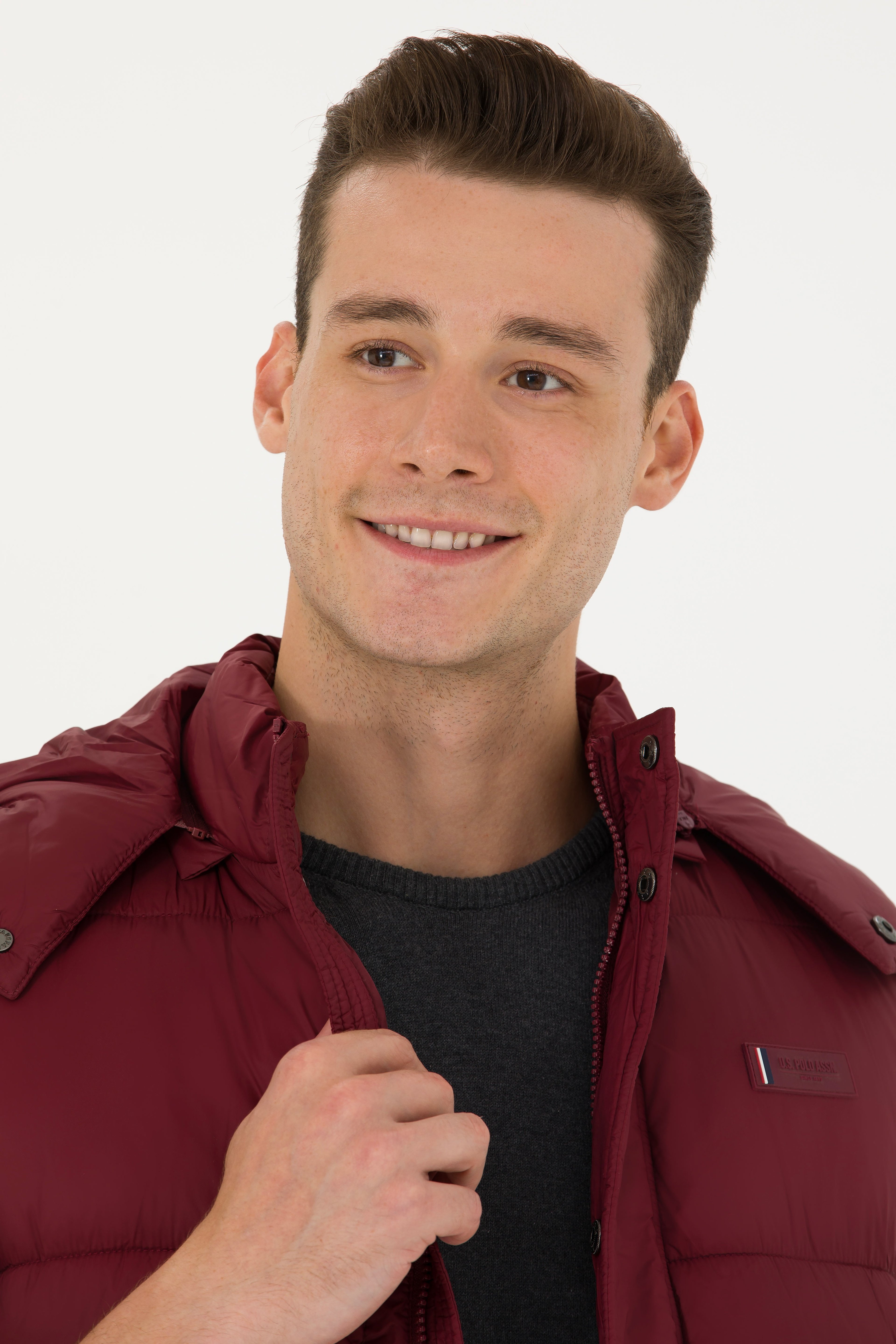 Erkek Bordo Yelek - Image 2