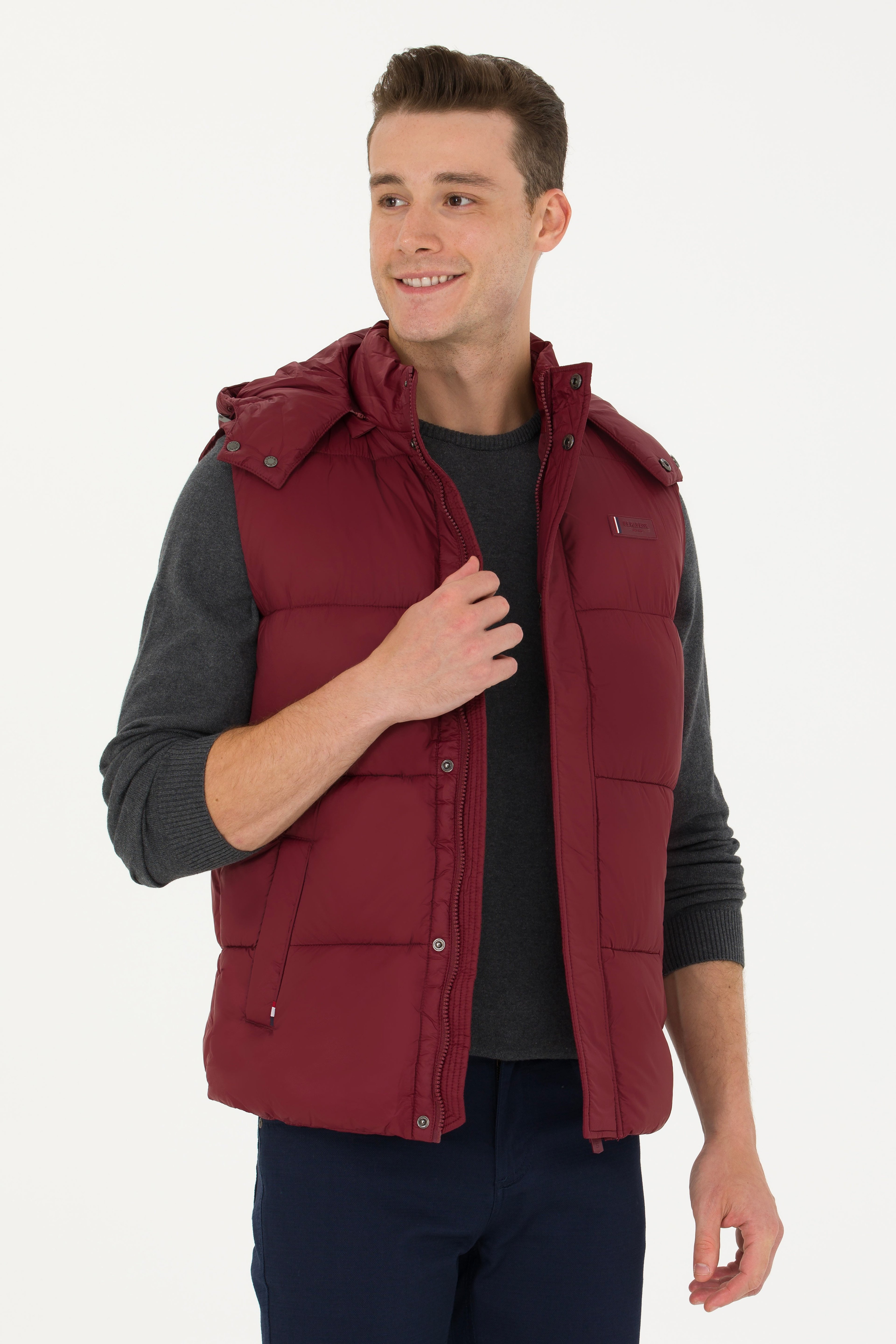 Erkek Bordo Yelek - Image 1