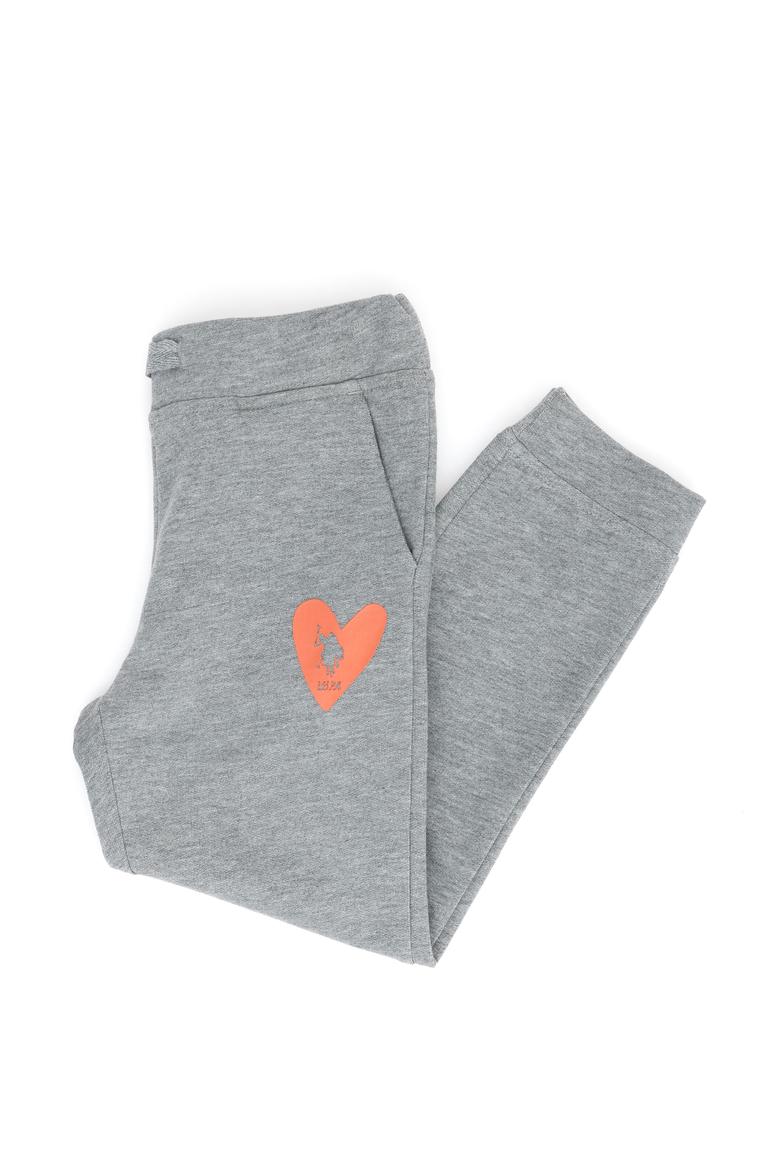 Kız Çocuk Gri Melanj Eşofman Altı - 50276869031