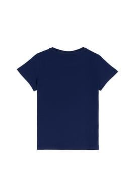 Erkek Çocuk Lacivert Bisiklet Yaka Tişört - 50265995016