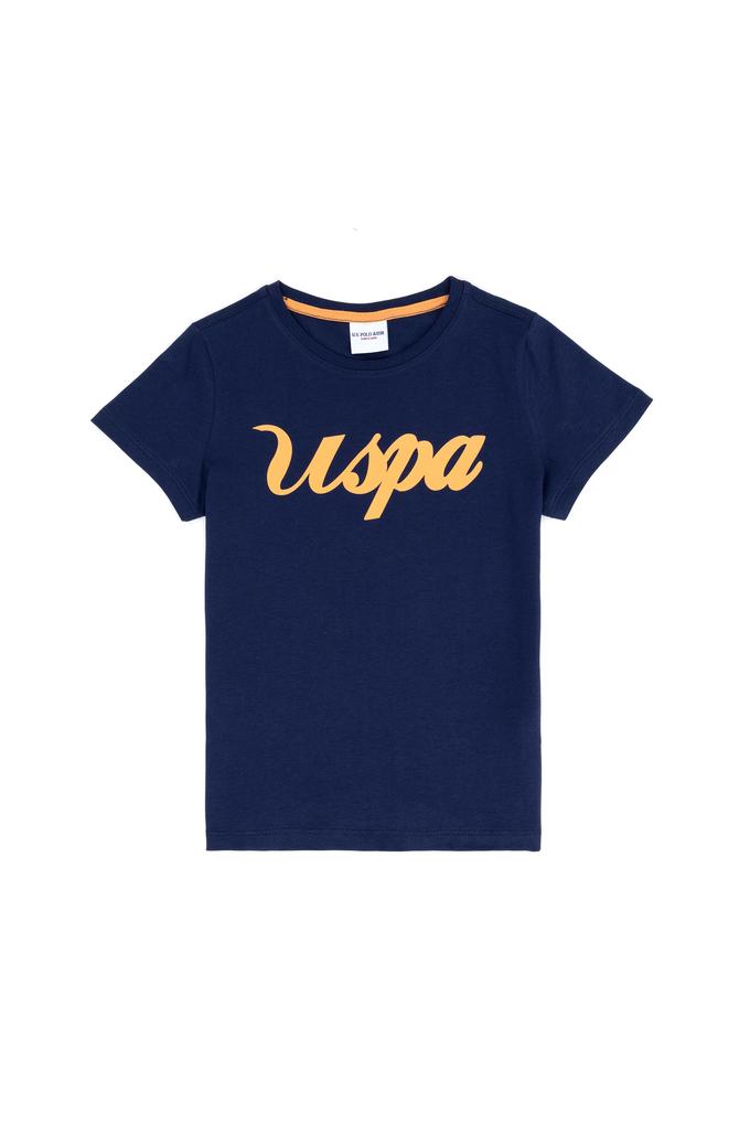 Erkek Çocuk Lacivert Bisiklet Yaka Tişört