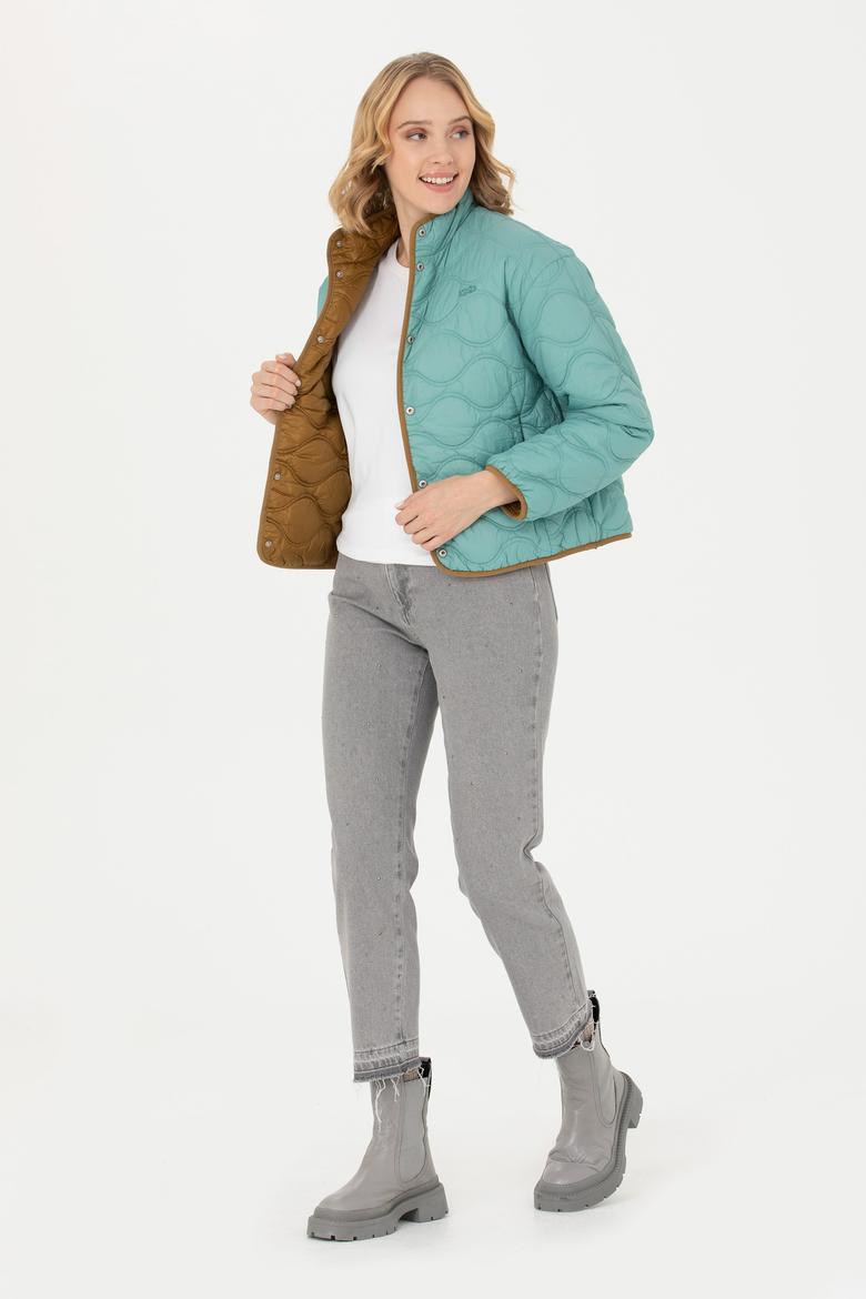 Kadın Açık Haki Mont - 50271842030