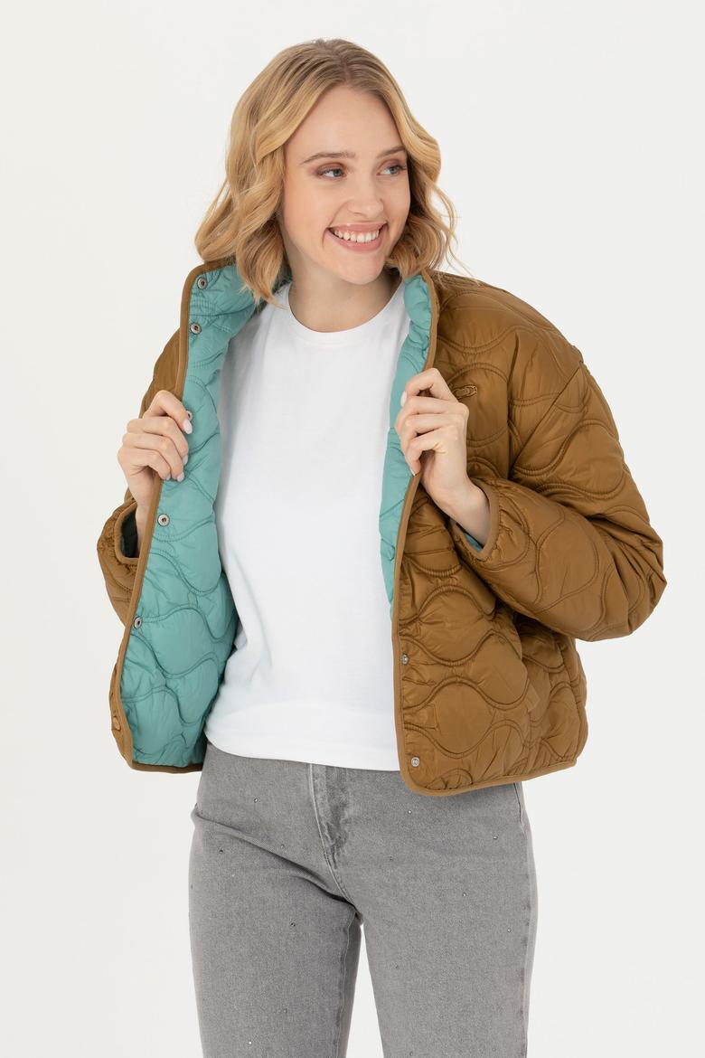 Kadın Açık Haki Mont - 50271842030