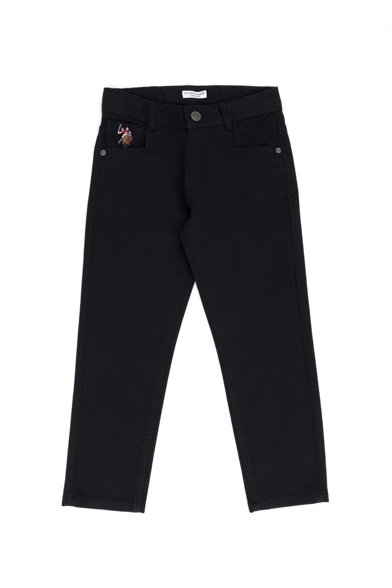 Erkek Çocuk Siyah Kanvas Pantolon - 50263986001