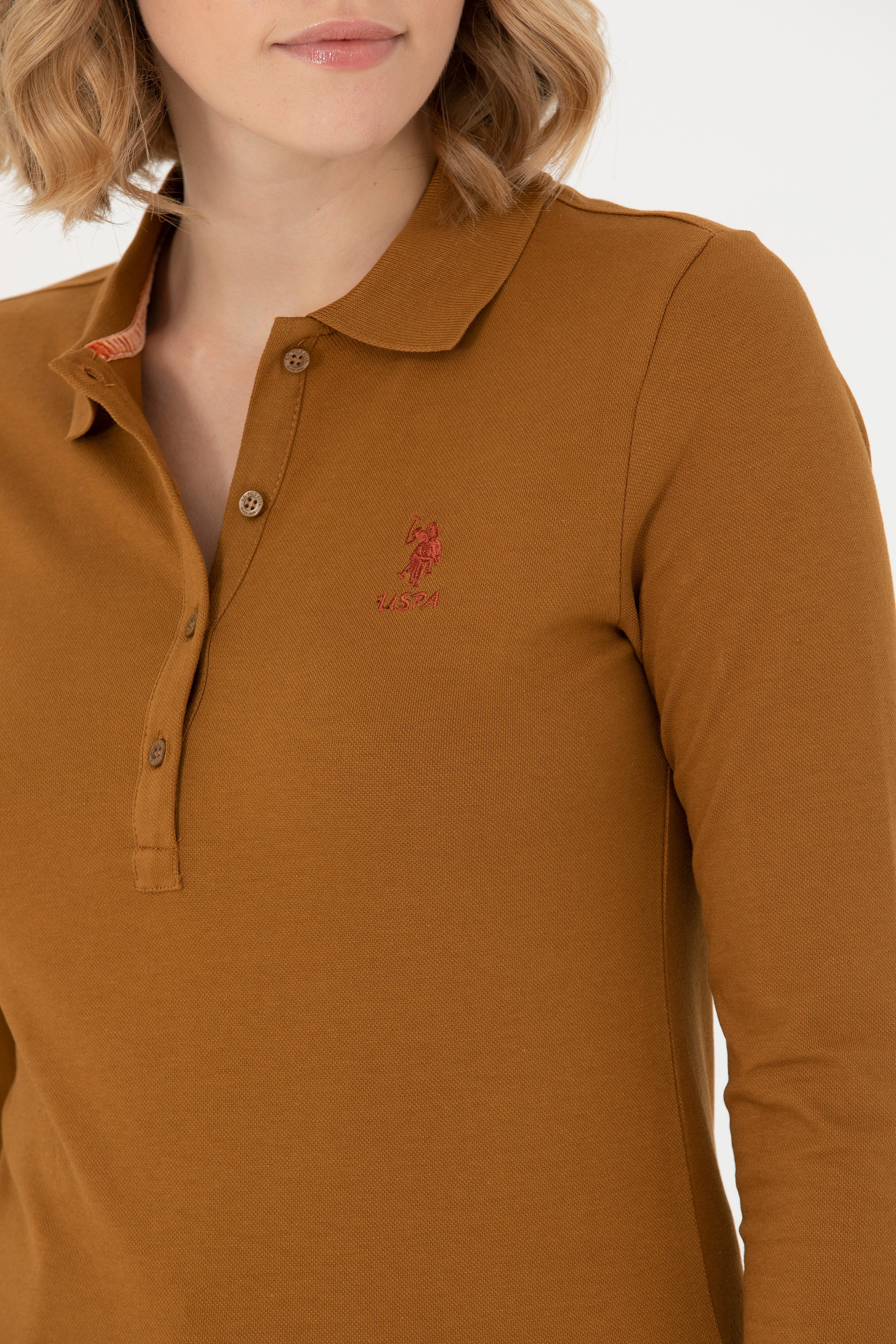 Kadın Coconut Basic Polo Yaka Sweatshirt - Image 7