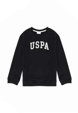 Erkek Çocuk Siyah Basic Bisiklet Yaka Sweatshirt - 50273757214