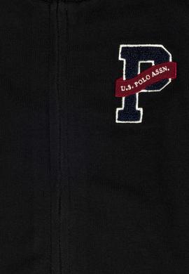 Erkek Çocuk Siyah Bisiklet Yaka Triko Hırka - 50276110008