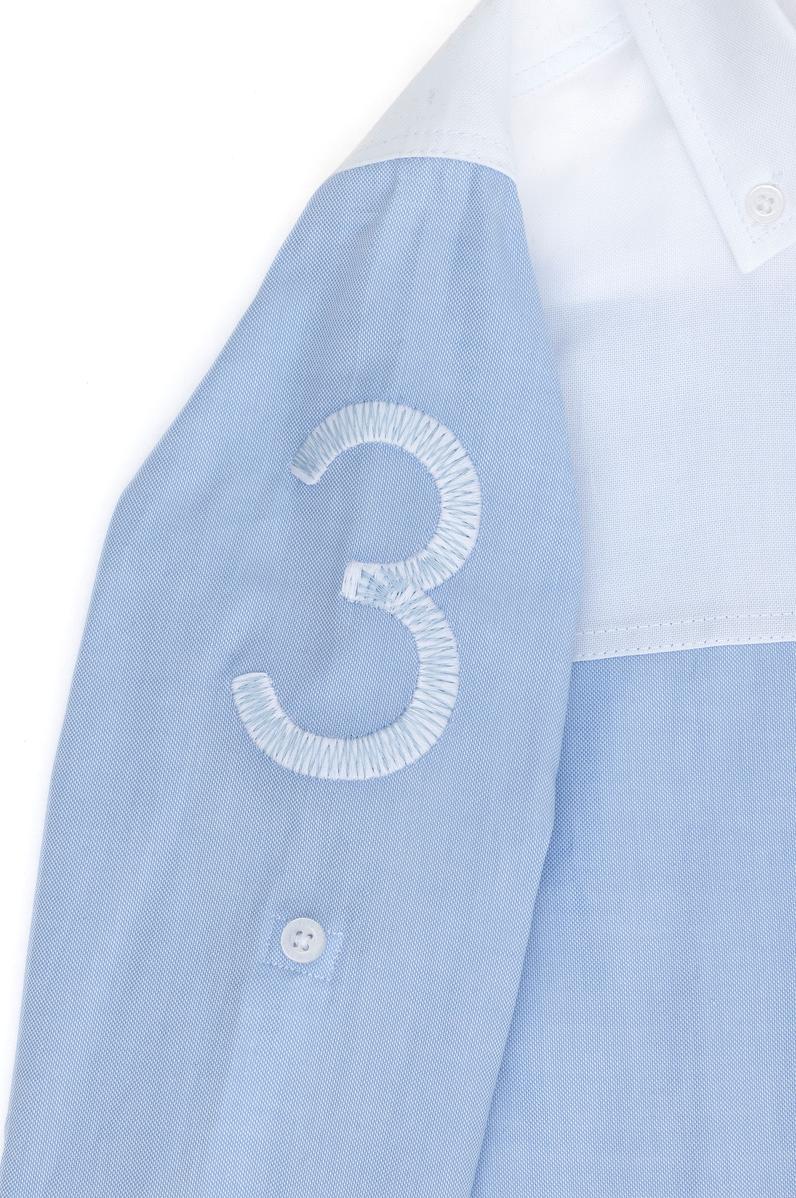 Erkek Çocuk Mavi Uzun Kollu Gömlek