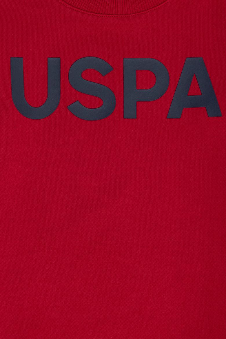 Çocuk Kırmızı Basic Bisiklet Yaka Sweatshirt - 50269425012